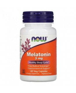 Витамины Now Melatonin 3 мкг 60шт
