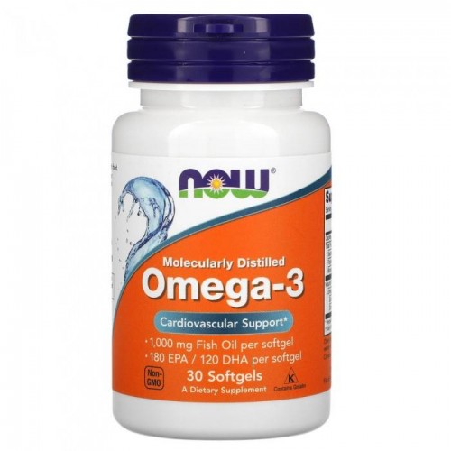 Вітаміни Now Omega3 30шт Вітаміни Now Omega3 30шт