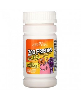 Витамины 21st Century Zoo Friends 60 шт