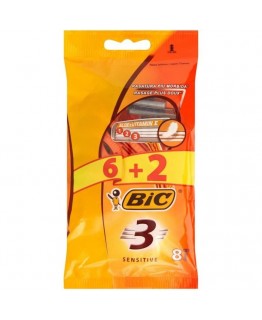 Станки для бритья Bic3 Sensitive 8шт