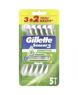 Станки для бритья Gillette Sensor3 Sensitive 5шт