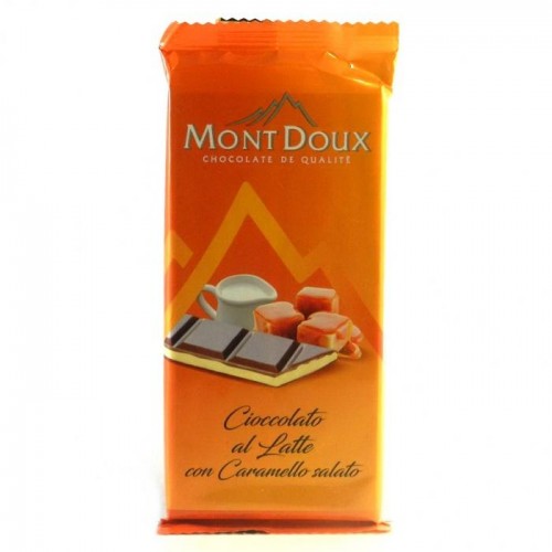 Шоколад Mont Doux Latte con Cframello salato 100г Шоколад Mont Doux Latte con Cframello salato 100г
