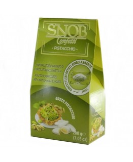 Конфеты SNOB миндаль в шоколаде с фисташковым вкусом 200г Конфеты SNOB миндаль в шоколаде с фисташковым вкусом 200г