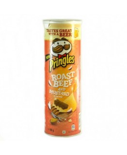 Чипсы Pringles жареная говядина и горчица 165г