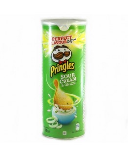 Чипсы Pringles сметана и зелень 130г