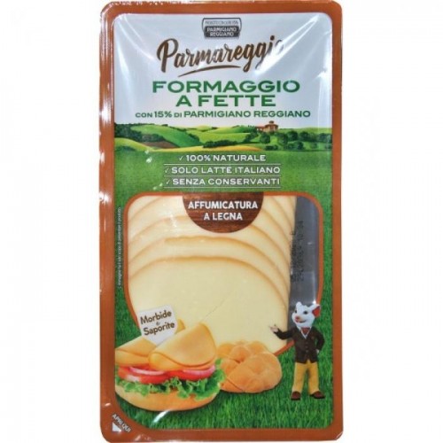 Сыр Parmareggio копченый и нарезанный 120г Сыр Parmareggio копченый и нарезанный 120г