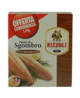 Скумбрия Rizzoli копченая 2 * 90г Скумбрия Rizzoli копченая 2 * 90г