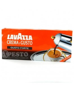 Кофе молотый Lavazza Crema e Gusto Forte серебряная 250г