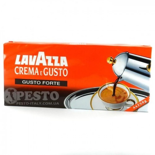 Кофе молотый Lavazza Crema e Gusto Forte серебряная 250г Кофе молотый Lavazza Crema e Gusto Forte серебряная 250г