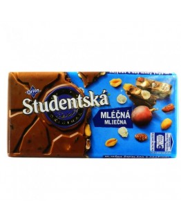 Шоколад Studentska молочный с изюмом и арахисом 180г Шоколад Studentska молочный с изюмом и арахисом 180г