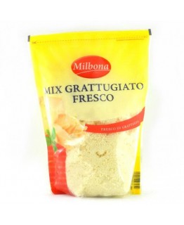 Сыр твердый Milbona mix grattugiato fresco 500г Сыр твердый Milbona mix grattugiato fresco 500г