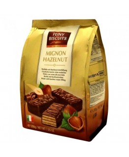Вафли Feiny Biscuits ореховые в шоколаде 200г