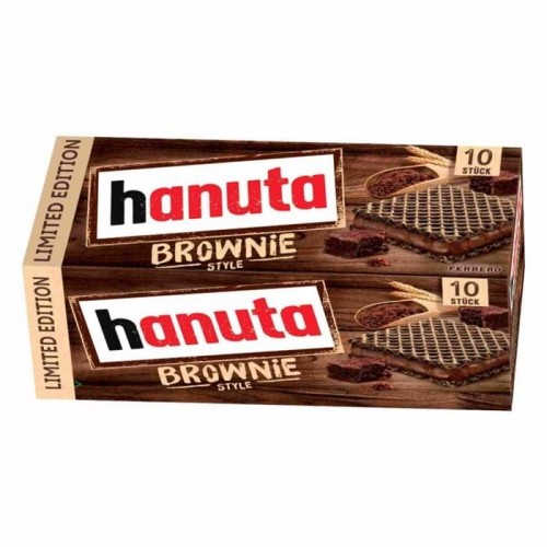 Вафли Hanuta Brownie Ferrero 220г Вафли Hanuta Brownie Ferrero 220г