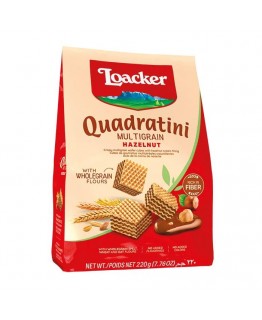 Вафли Loacker Quadratini мультизерновой фундук 220 г Вафли Loacker Quadratini мультизерновой фундук 220 г