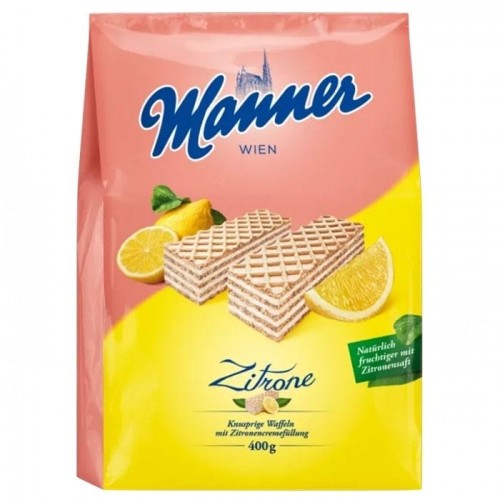 Вафли Manner лимонные 400 г Вафли Manner лимонные 400 г