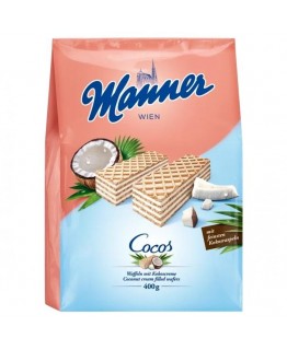 Вафли Manner с кокосом 400г Вафли Manner с кокосом 400г