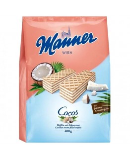 Вафли Manner с кокосом 400г