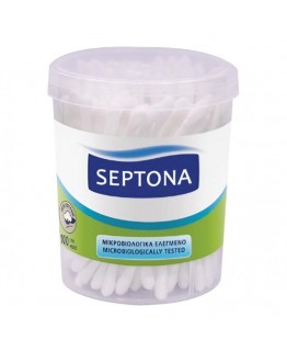 Ватные палочки Septona в круглом боксе 100 шт