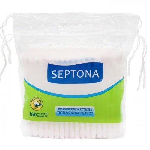 Ватные палочки Septona (запаска) 160 шт Ватные палочки Septona (запаска) 160 шт