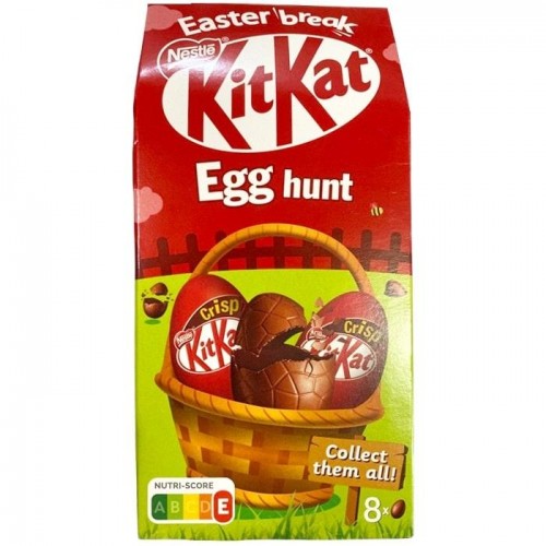 Пасхальные шоколадные яйца Kit Kat 8 шт 120г Пасхальные шоколадные яйца Kit Kat 8 шт 120г
