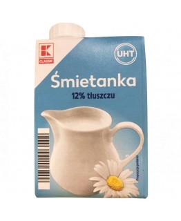 Сливки Smietanka 12% жирности 500мл