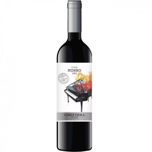 Вино красное Corte Viola Rosso dry 11% 750мл Вино красное Corte Viola Rosso dry 11% 750мл