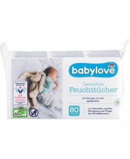 Влажные салфетки Baby love Sensitive 80шт Влажные салфетки Baby love Sensitive 80шт