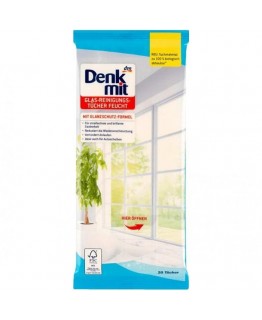 Влажные салфетки Denkmit для очистки стекла 20 шт