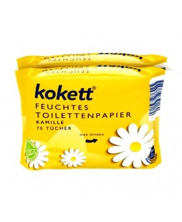 Влажная туалетная бумага Kokett Kamille 70 шт Влажная туалетная бумага Kokett Kamille 70 шт