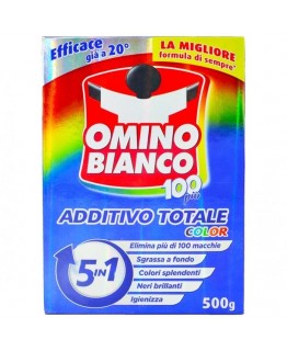 Засоб для виведення плям Omino Bianco 5in1 Color (100 циклів) 500 г