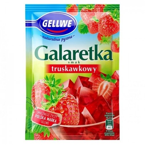 Желе заливное Gellwe со вкусом клубники 72г Желе заливное Gellwe со вкусом клубники 72г