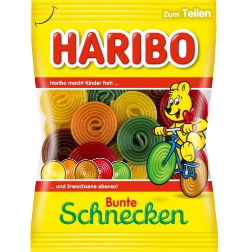 Желейки Haribo Bunte Schnecken 175г Желейки Haribo Bunte Schnecken 175г