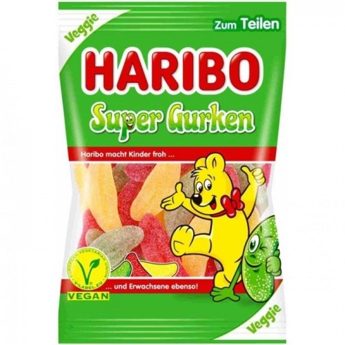 Желейки Haribo Super gurken 200 г Желейки Haribo Super gurken 200 г