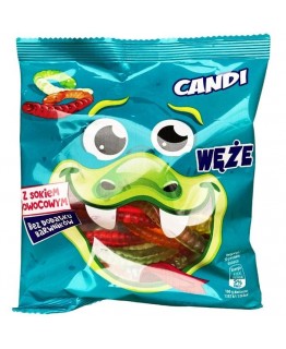 Желейные конфеты Candi weze (змейки) 200 г