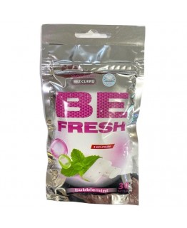 Жевательная резинка BE fresh bubblemint без сахара 30 штук
