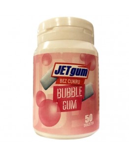 Жвачка JetGum bubble gum без сахара 50 шт