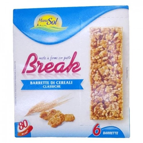 Злаковые батончики ManuSol Break классические (6*21) 126 г Злаковые батончики ManuSol Break классические (6*21) 126 г