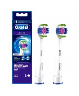 Сменные насадки Oral-B 3D-White для электрической зубной щетки 2шт