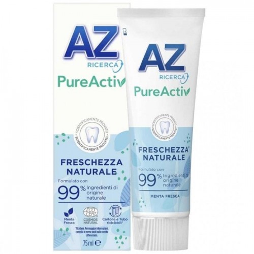 Зубная паста AZ Ricerca Pure Activ freschezza naturale 75 мл Зубная паста AZ Ricerca Pure Activ freschezza naturale 75 мл