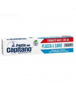 Зубная паста Capitano Protezione Placca e Carie защита от налета и кариеса 100 мл Зубная паста Capitano Protezione Placca e Carie защита от налета и кариеса 100 мл