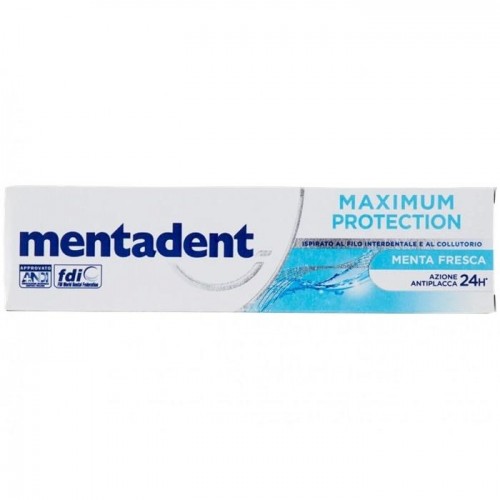 Зубная паста mentadent Maximum Protection Menta Fresca 75 мл Зубная паста mentadent Maximum Protection Menta Fresca 75 мл