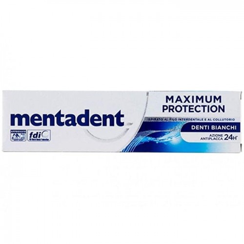Зубная паста Mentadent Maximum защита белых зубов 75 мл Зубная паста Mentadent Maximum защита белых зубов 75 мл