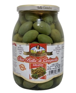 Оливки гиганты Olive Bella di Cerignola 1kg